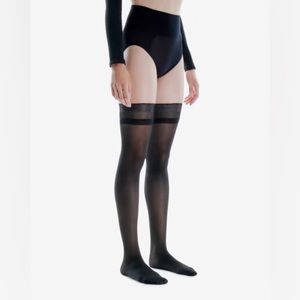 Sheertex thigh high pantyhose size small